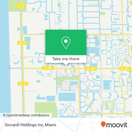 Siccardi Holdings Inc map