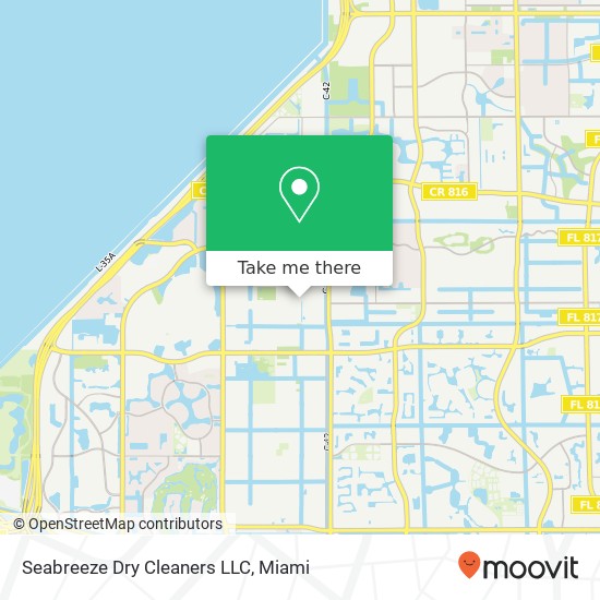 Seabreeze Dry Cleaners LLC map