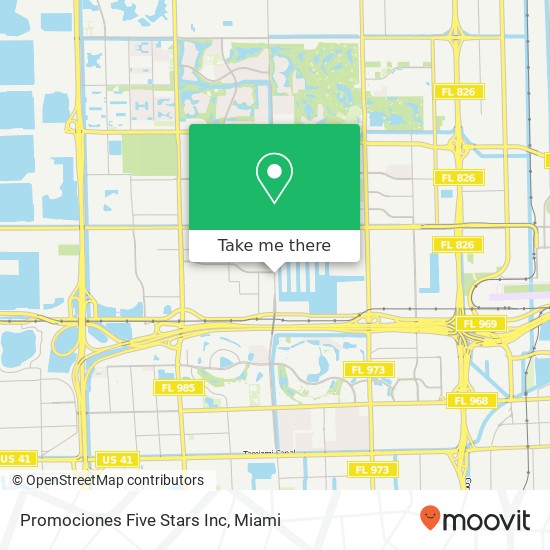 Promociones Five Stars Inc map