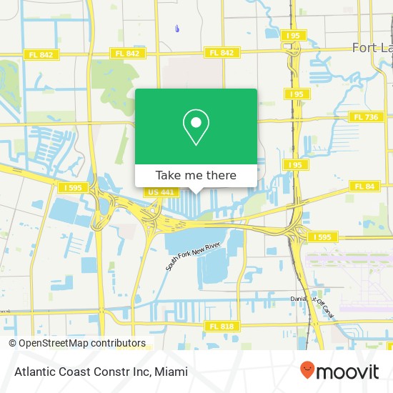 Mapa de Atlantic Coast Constr Inc