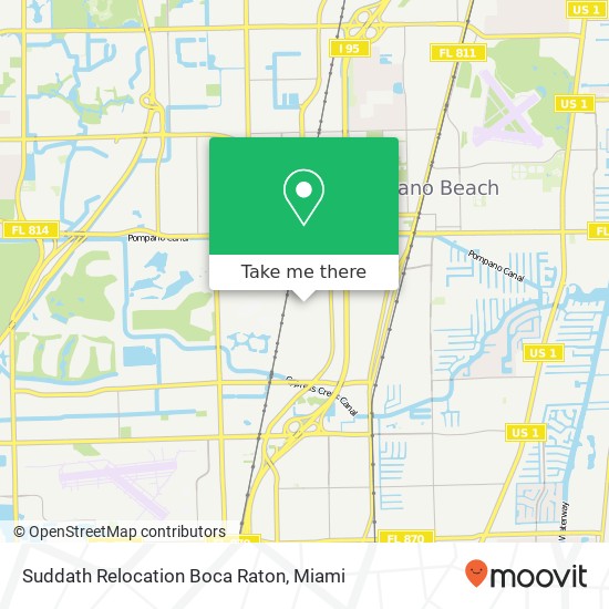 Mapa de Suddath Relocation Boca Raton
