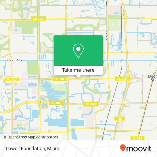 Mapa de Lowell Foundation