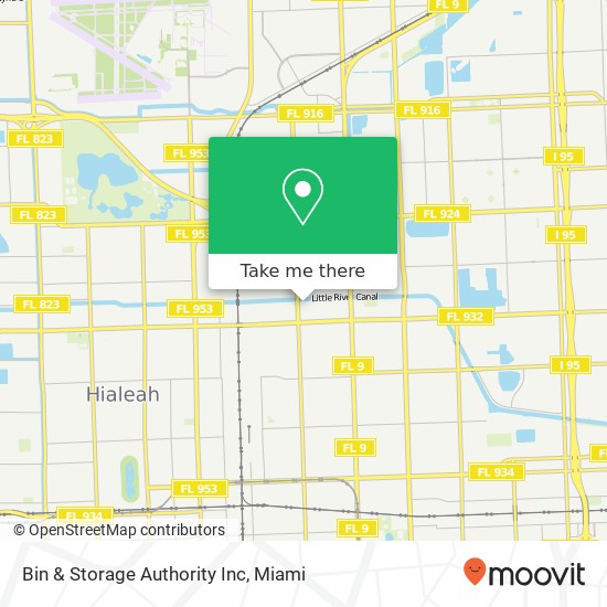 Mapa de Bin & Storage Authority Inc