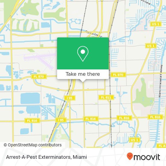 Mapa de Arrest-A-Pest Exterminators