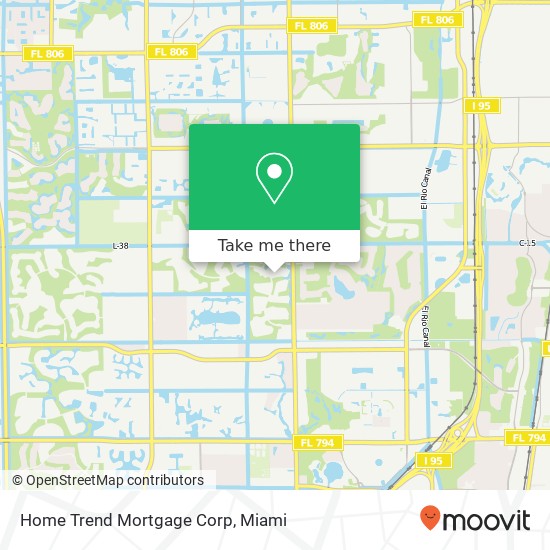 Home Trend Mortgage Corp map