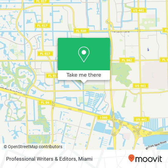 Mapa de Professional Writers & Editors