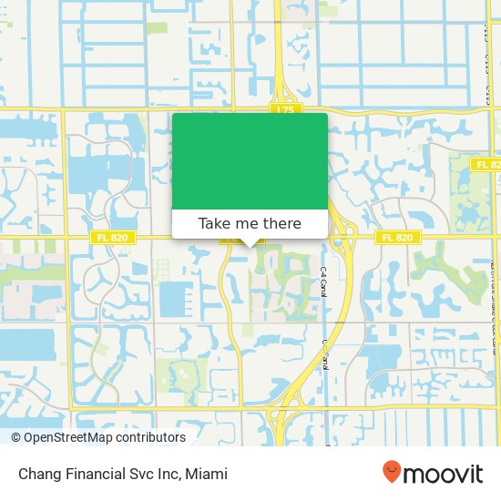 Mapa de Chang Financial Svc Inc