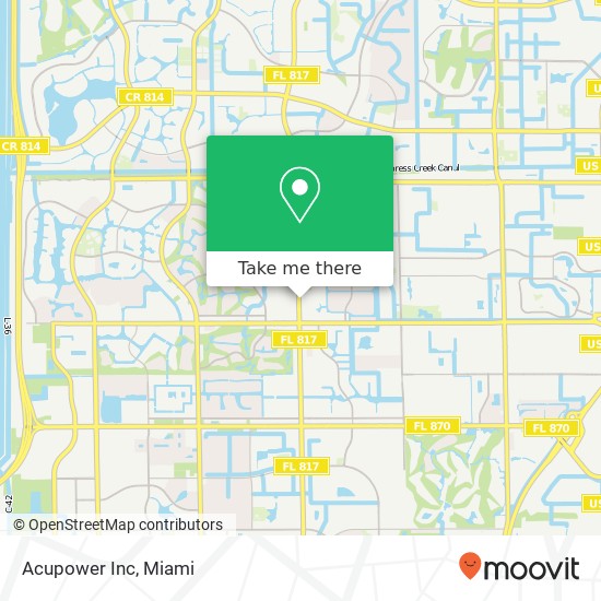 Acupower Inc map