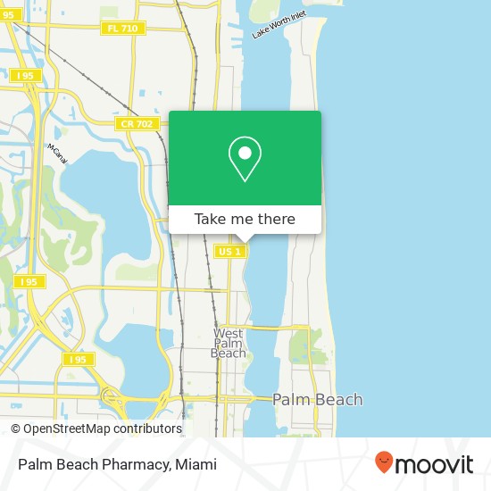 Mapa de Palm Beach Pharmacy