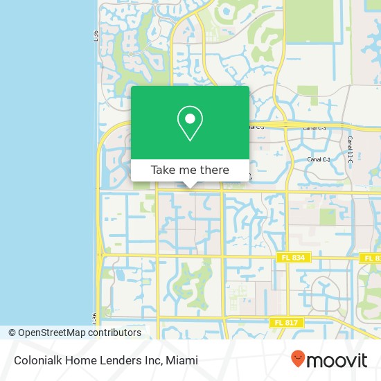 Colonialk Home Lenders Inc map