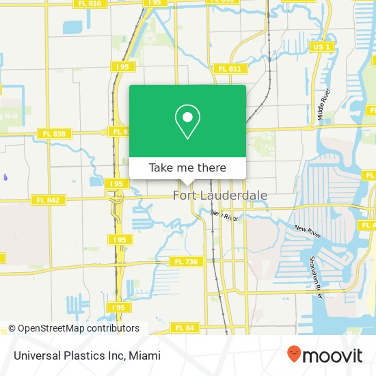 Mapa de Universal Plastics Inc