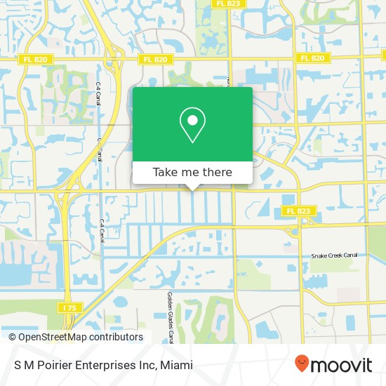 S M Poirier Enterprises Inc map