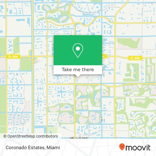 Coronado Estates map