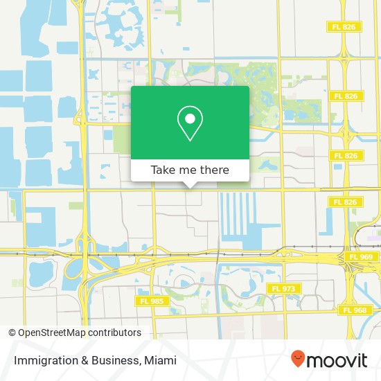 Mapa de Immigration & Business