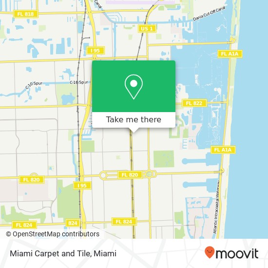 Miami Carpet and Tile map