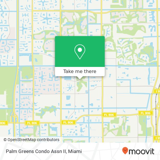 Palm Greens Condo Assn II map