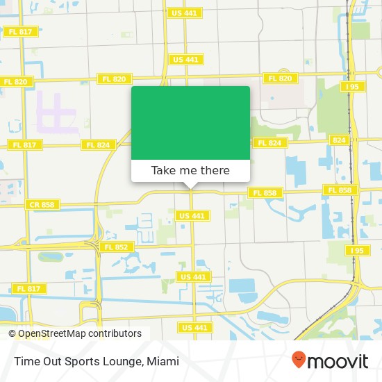 Time Out Sports Lounge map