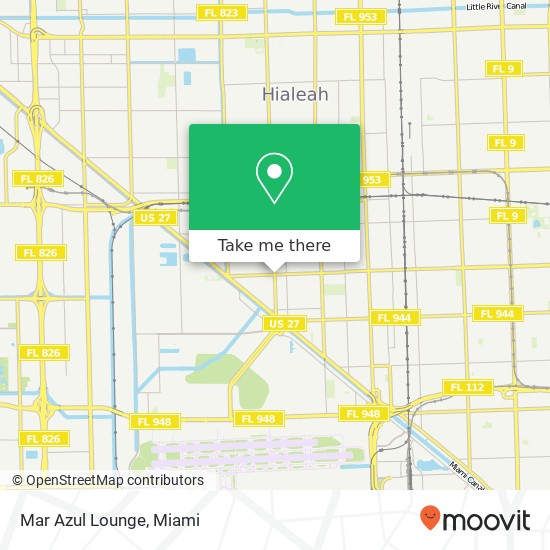 Mapa de Mar Azul Lounge