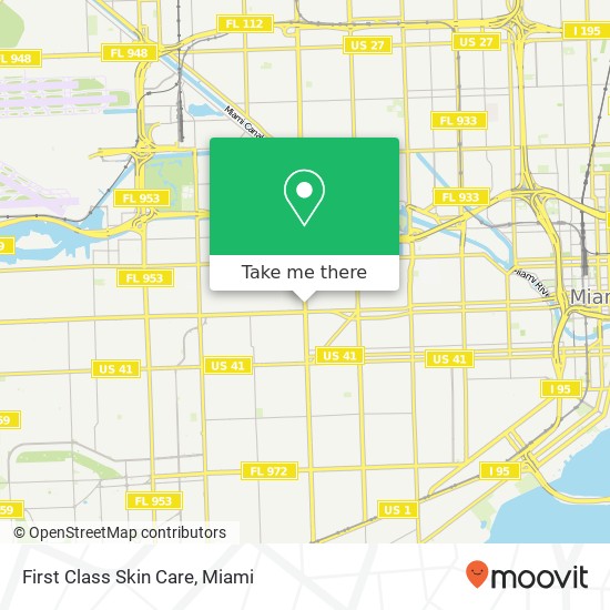 Mapa de First Class Skin Care