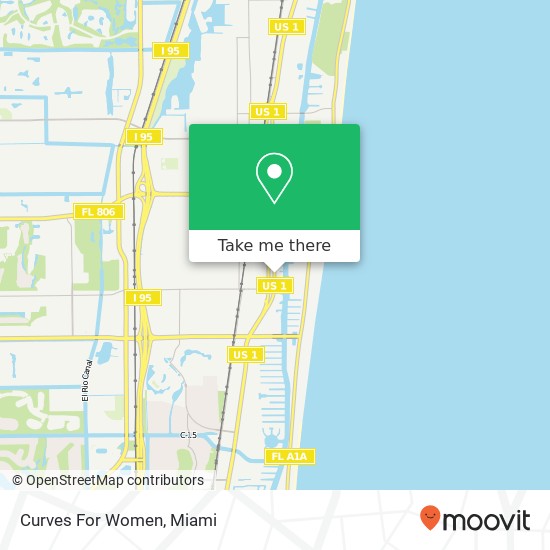 Curves For Women map