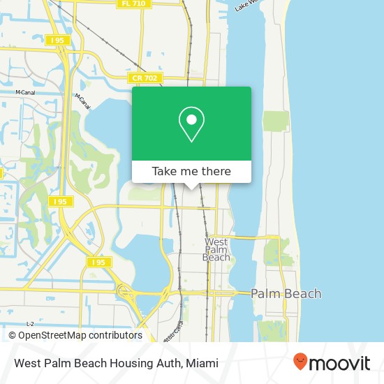 Mapa de West Palm Beach Housing Auth