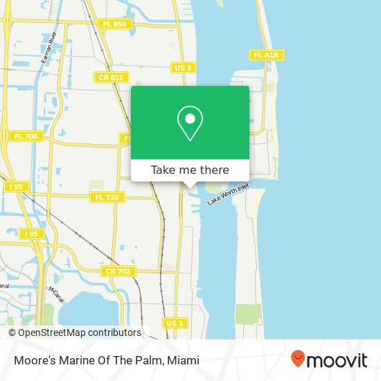 Moore's Marine Of The Palm map