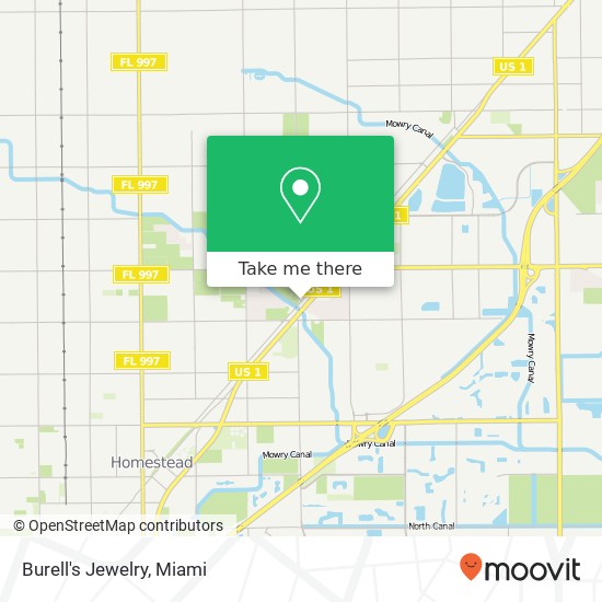 Burell's Jewelry map