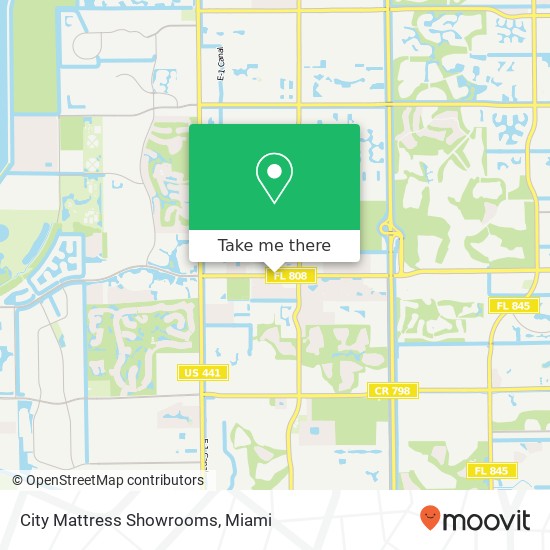 City Mattress Showrooms map