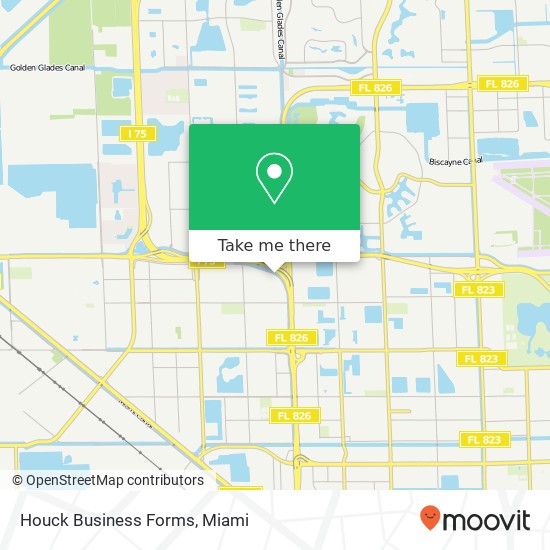 Mapa de Houck Business Forms