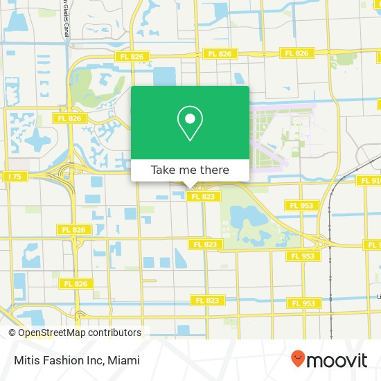 Mitis Fashion Inc map