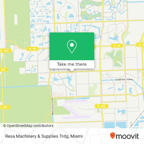 Resa Machinery & Supplies Trdg map