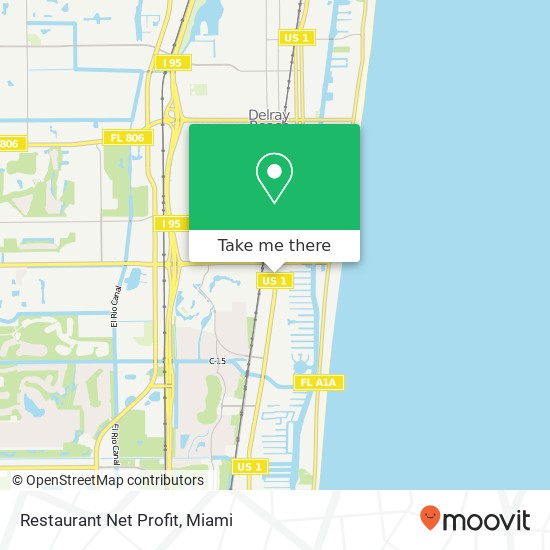 Restaurant Net Profit map
