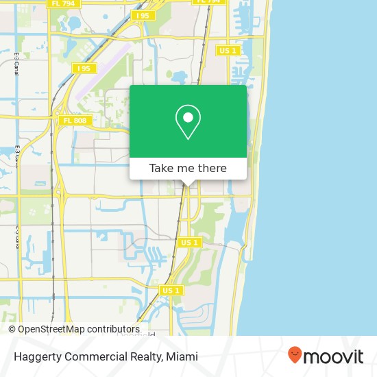Haggerty Commercial Realty map
