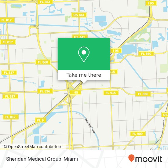 Sheridan Medical Group map