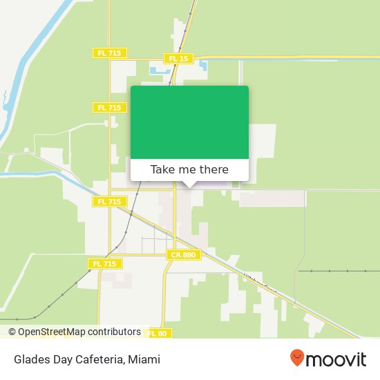 Mapa de Glades Day Cafeteria