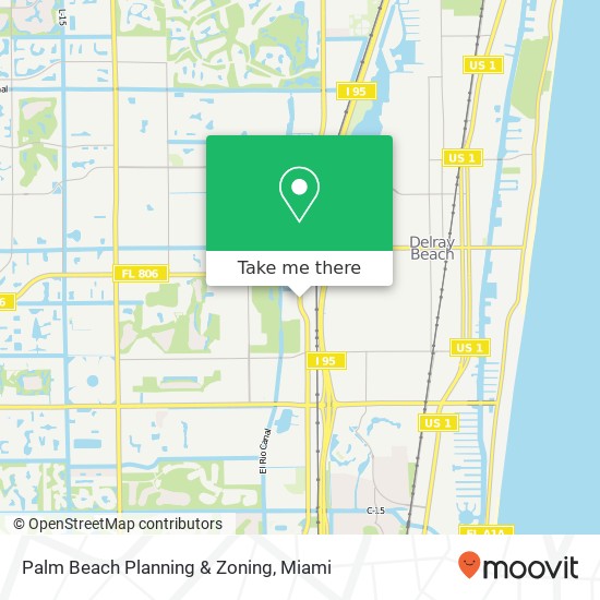 Mapa de Palm Beach Planning & Zoning