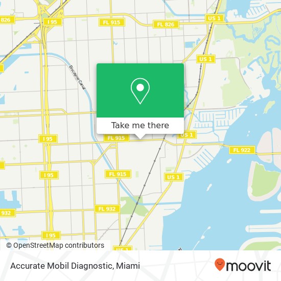 Mapa de Accurate Mobil Diagnostic
