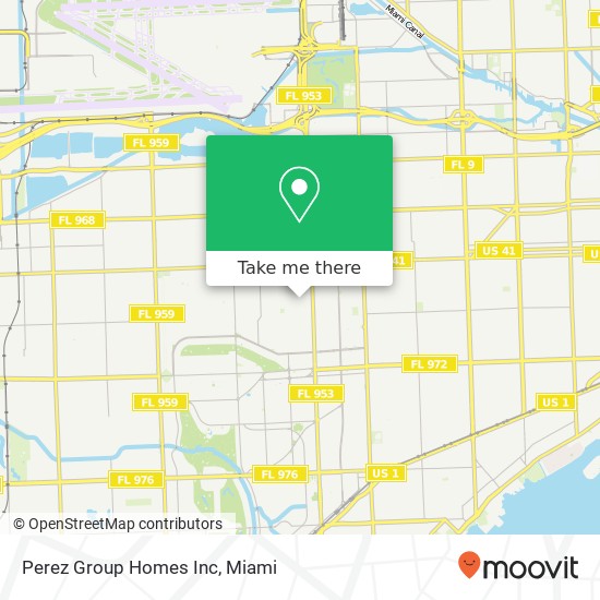 Perez Group Homes Inc map