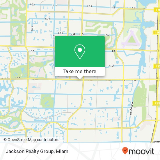 Mapa de Jackson Realty Group