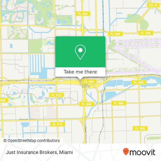 Mapa de Just Insurance Brokers