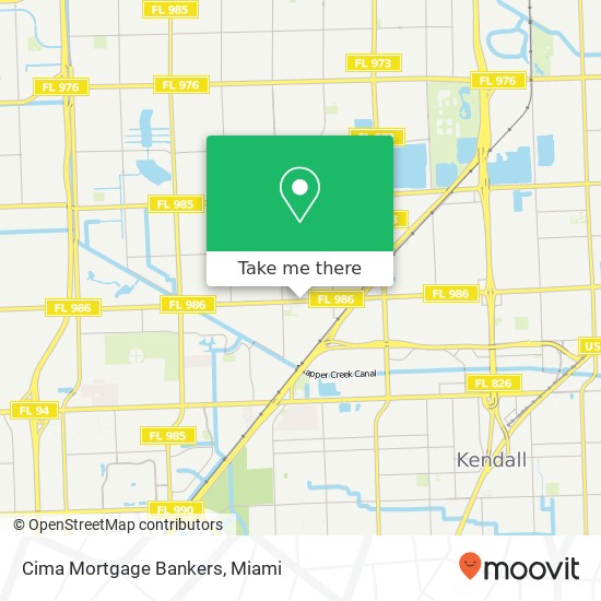 Mapa de Cima Mortgage Bankers