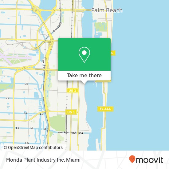 Mapa de Florida Plant Industry Inc