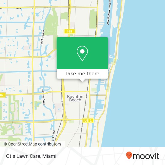 Otis Lawn Care map