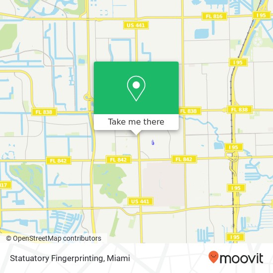 Mapa de Statuatory Fingerprinting