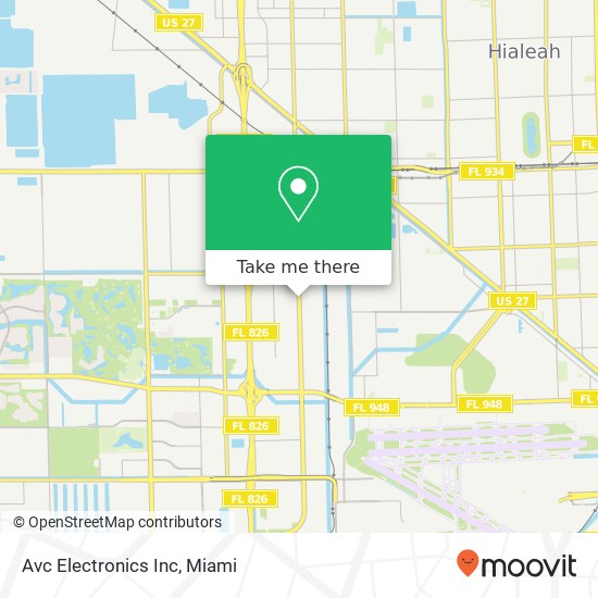 Avc Electronics Inc map