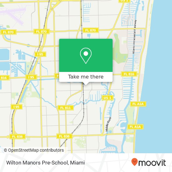 Mapa de Wilton Manors Pre-School