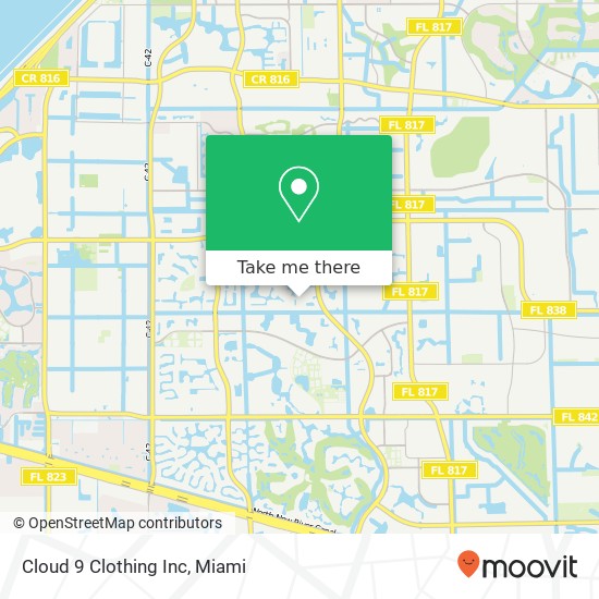 Cloud 9 Clothing Inc map