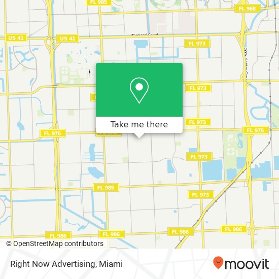 Right Now Advertising map