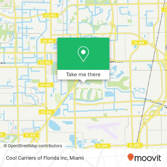 Mapa de Cool Carriers of Florida Inc