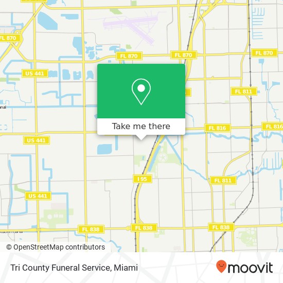 Mapa de Tri County Funeral Service